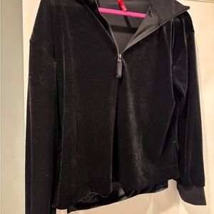 NWOT SPANX XL Black Velvet Women's Jacket